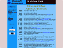 Tablet Screenshot of nezavislyzeleznicar.info
